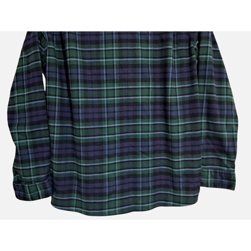 L.L.Bean Plaid Flannel Sirt Mens M Traditional Fit Lightweight Gorpcore Outdoors - Picture 11 of 15